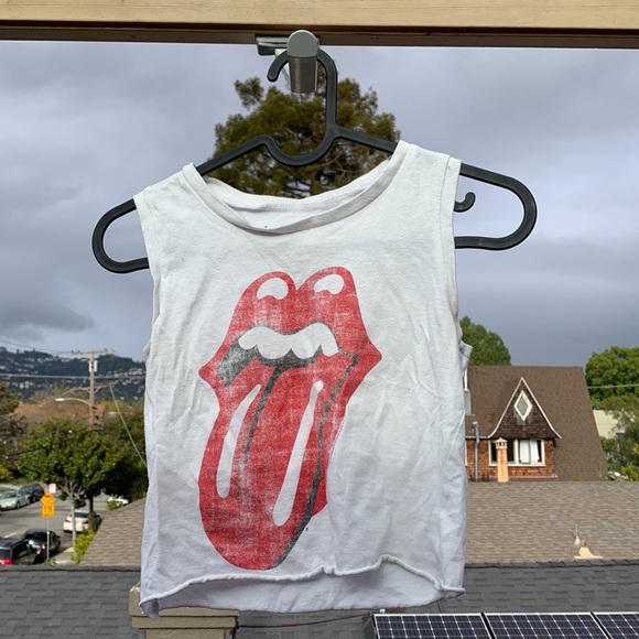 Tops - Rolling Stones Crop Top